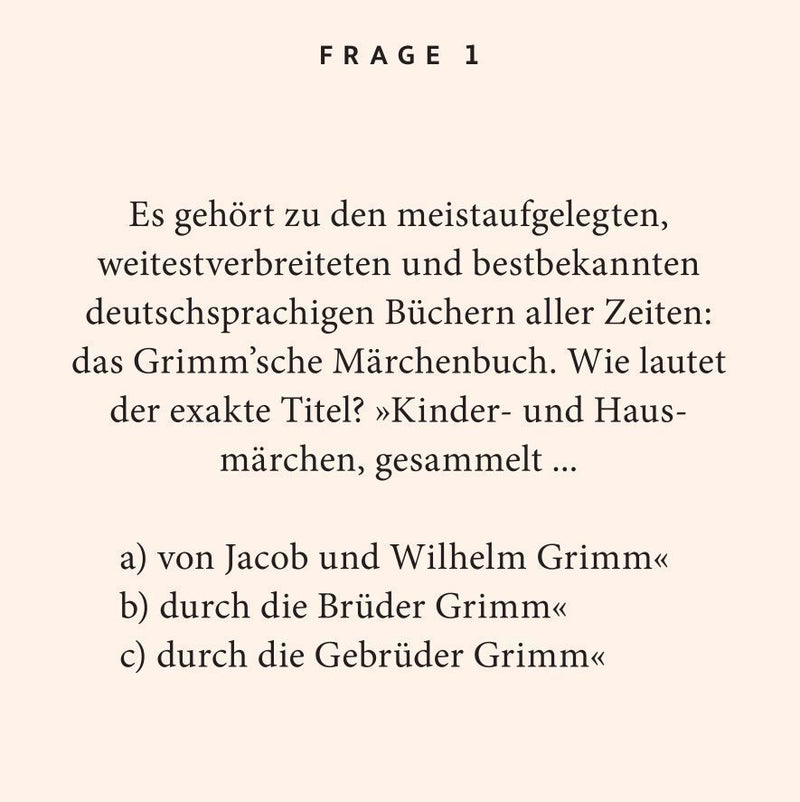 Grimms-Märchen-Quiz (Innenansicht)