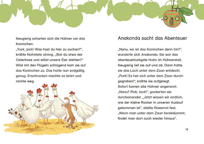 Petronella Apfelmus Erstleser 3 - Krawall im Hühnerstall (Innenansicht)