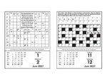 Rätselkalender 2027 (Innenansicht)