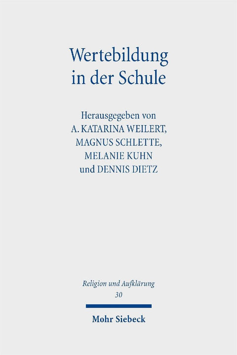 Wertebildung in der Schule