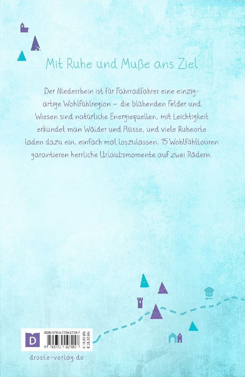 Niederrhein. Radeln für die Seele (Rückseite)