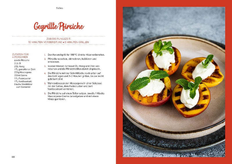 Keramikgrill: Das Rezeptbuch (Innenansicht)