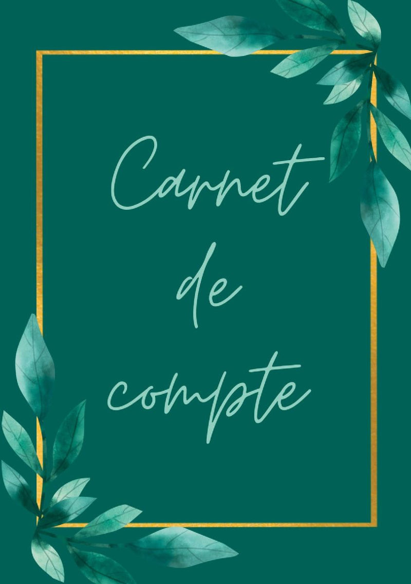 Carnet de compte à remplir