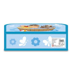 Trötsch Kinderkoffer Pittiplatsch Wanne groß,Pappkoffer, Koffer aus Pappe, Geschenk Verpackung, Gutschein Verpackung,Spielkoffer, Metallgriff und Metallhenkel, Reisekoffer Kinder (Rückseite)