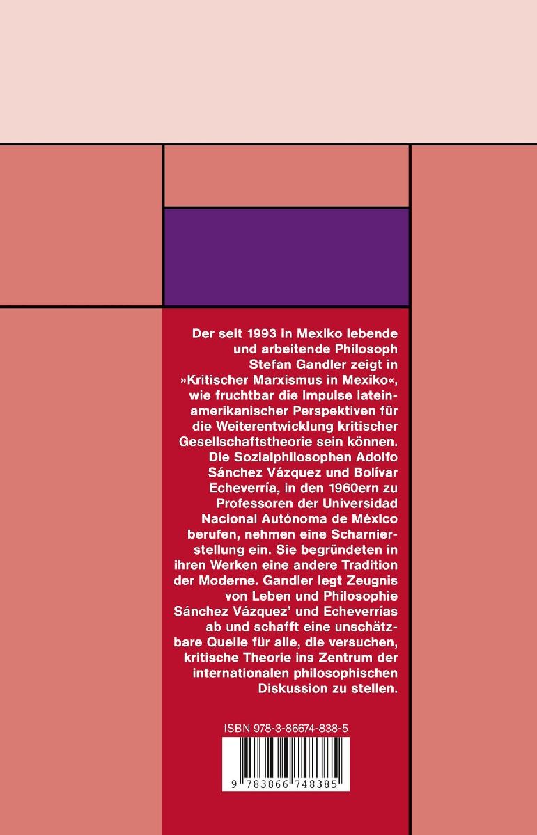 Kritischer Marxismus in Mexiko (Rückseite)