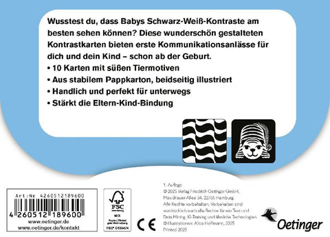 Erste Bilder für Babyaugen. Das Kartenset 0-3 Monate