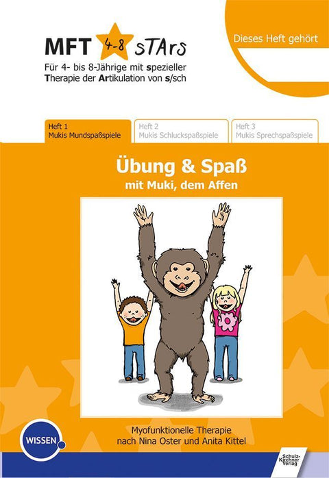 MFT 4-8 Stars - Für 4- bis 8-Jährige mit spezieller Therapie der Artikulation von s/sch - Übung & Spaß mit Muki, dem Affen