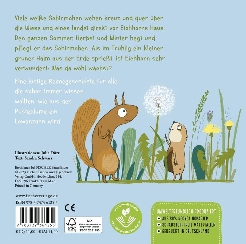 Eine Pusteblume für dich! (Rückseite)
