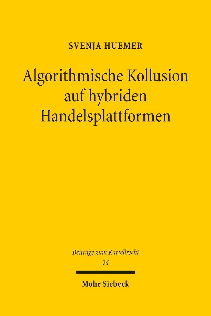 Algorithmische Kollusion auf hybriden Handelsplattformen