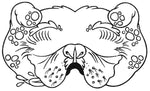 Lustige Masken (Innenansicht)