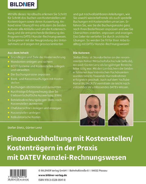 Finanzbuchhaltung mit Kostenstellen/Kostenträgern in der Praxis mit DATEV Kanzlei-Rechnungswesen