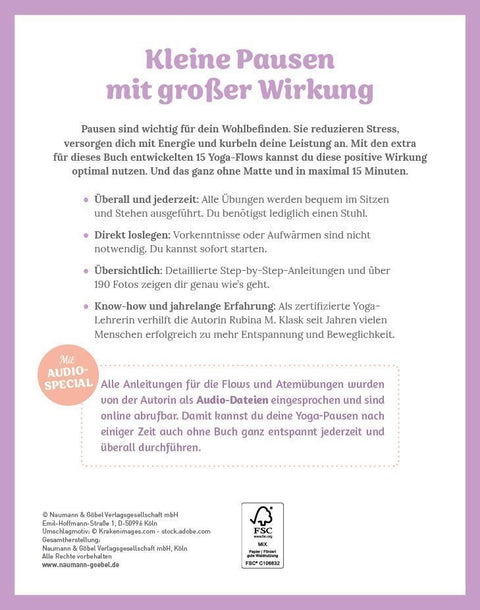 Yoga-Pausen für zwischendurch