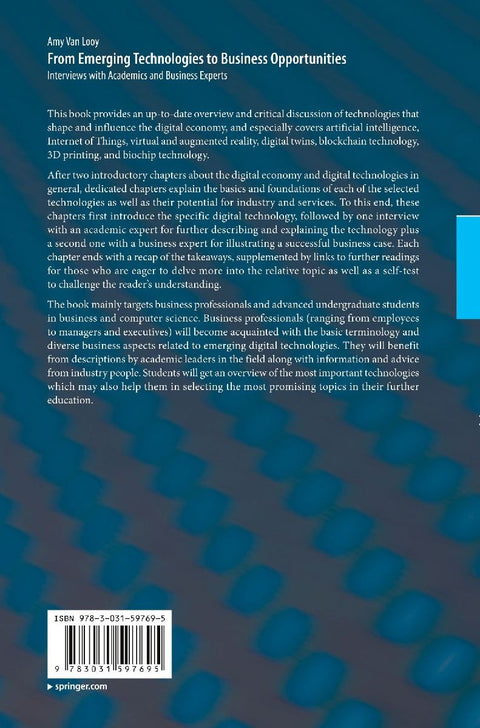 From Emerging Technologies to Business Opportunities