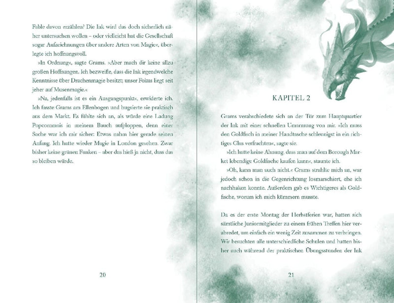 Die Geschichtenwandler. Steinerne Drachen (Innenansicht)