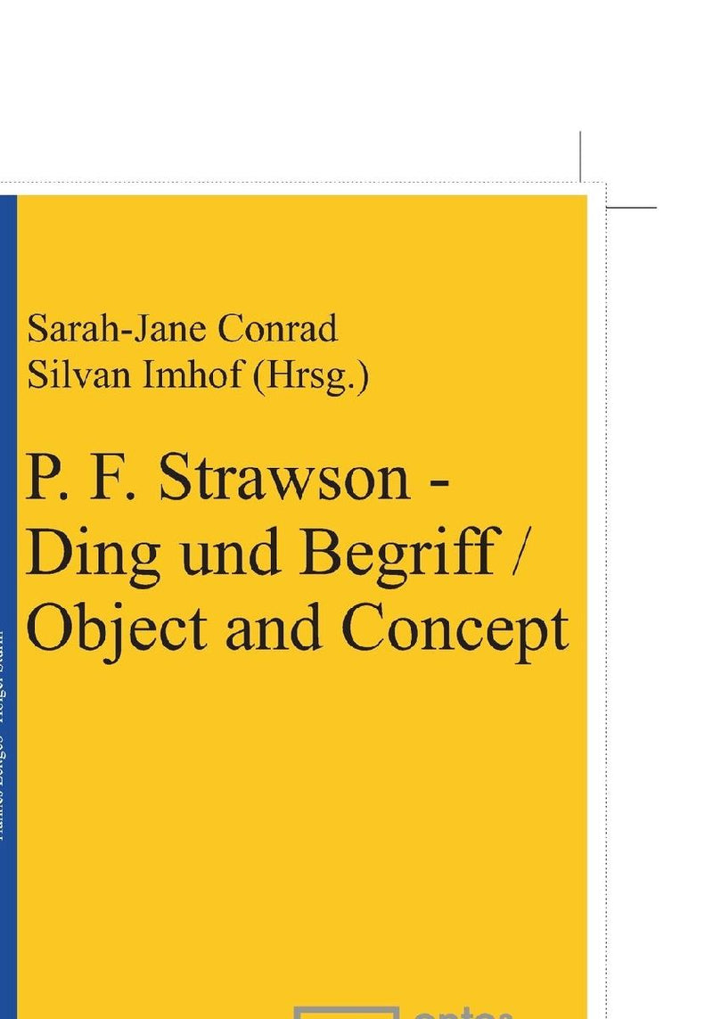 P. F. Strawson - Ding und Begriff / Object and Concept