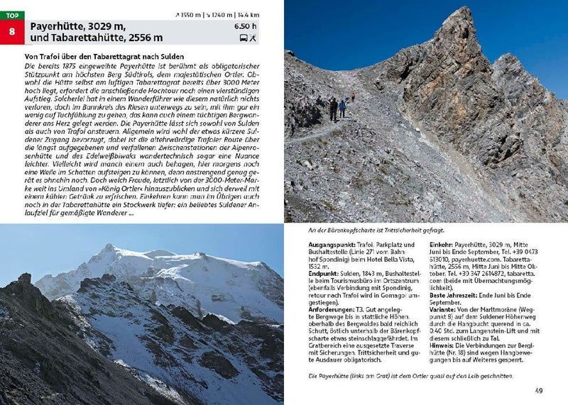 ROTHER Wanderführer Rund um den Ortler (Innenansicht)