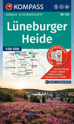 KOMPASS Wanderkarte 718 Lüneburger Heide 1:50.000
