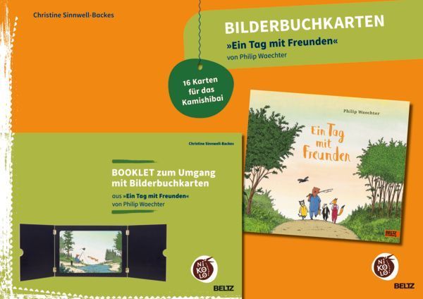 Bilderbuchkarten 'Ein Tag mit Freunden' von Philip Waechter