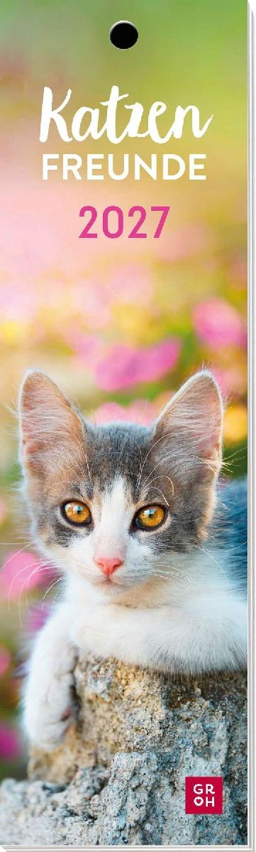 Lesezeichenkalender 2027: Katzenfreunde