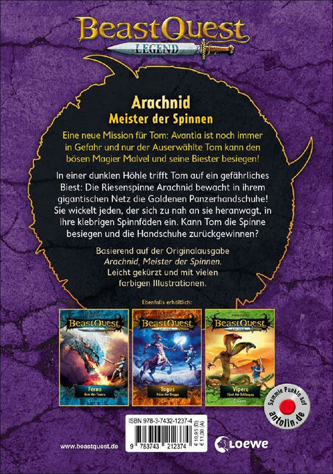 Beast Quest Legend (Band 11) - Arachnid, Meister der Spinnen