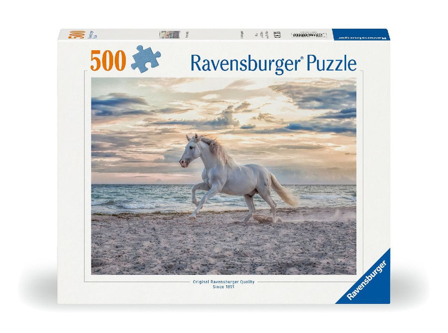 Erwachsenenpuzzle 500 Teile - Pferd am Strand