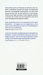 Philosophie  der Einfachheit (Rückseite)