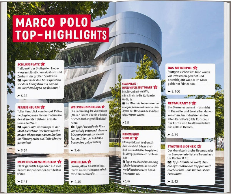 MARCO POLO Reiseführer Stuttgart (Innenansicht)
