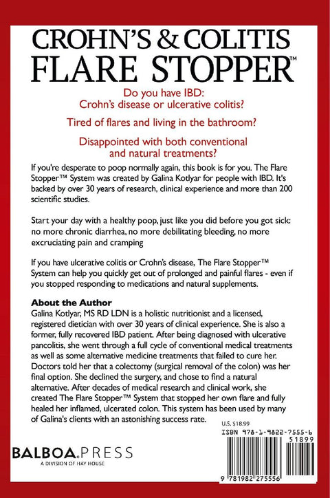 Crohn's and Colitis the Flare StopperSystem.