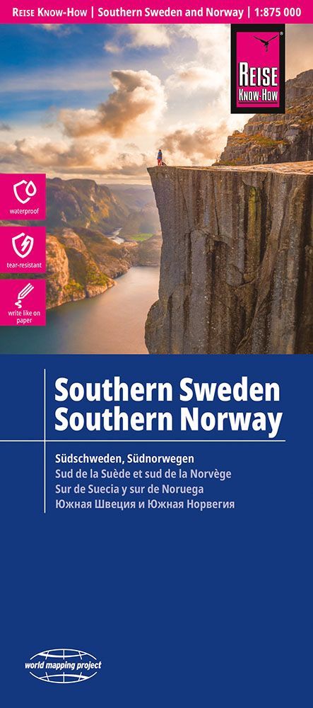 Reise Know-How Landkarte Südschweden, Südnorwegen 1:875.000