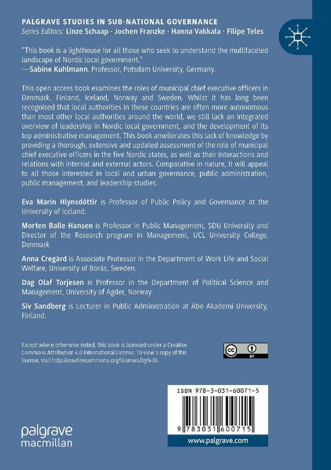 Managing Nordic Local Governments