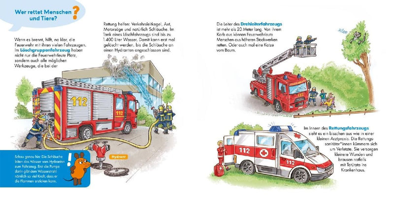 Frag doch mal ... die Maus: Traktor, Bagger und Co. (Innenansicht)