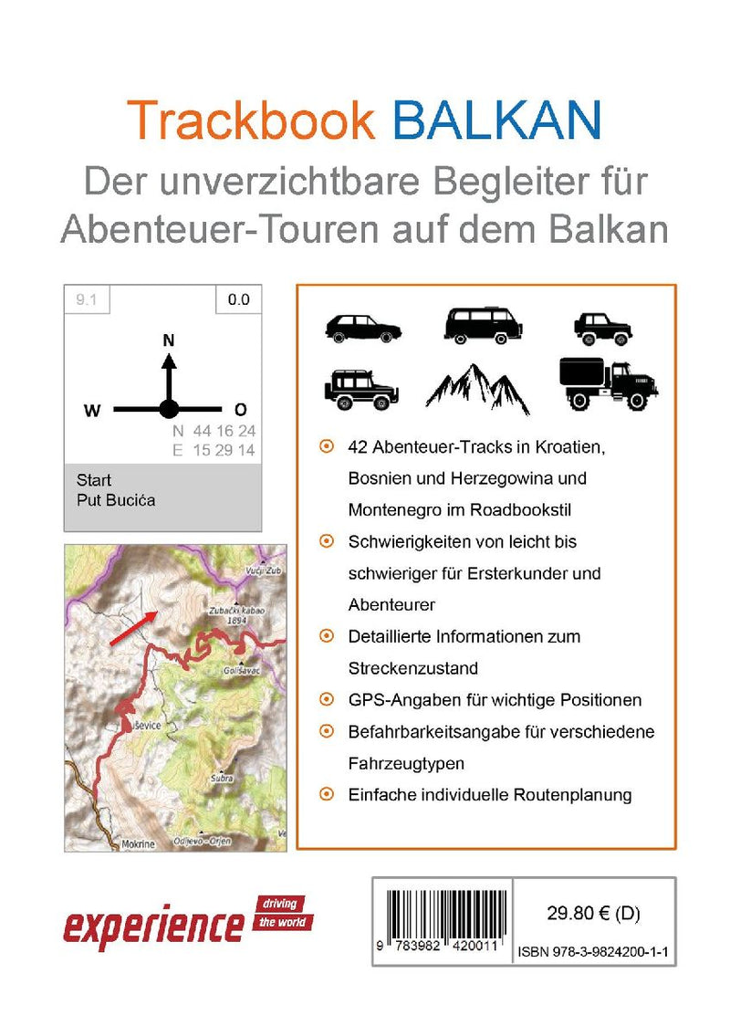 Trackbook Balkan (Rückseite)