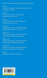 Briefe und Briefwechsel (Rückseite)