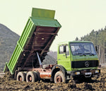 Mercedes-Benz Kipper-Prospekte 1950 bis 1990er Jahre