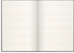 Burde Notizbuch Textil dunkelgrau liniert A4
