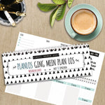 Tischquerkalender Visual Words 2027