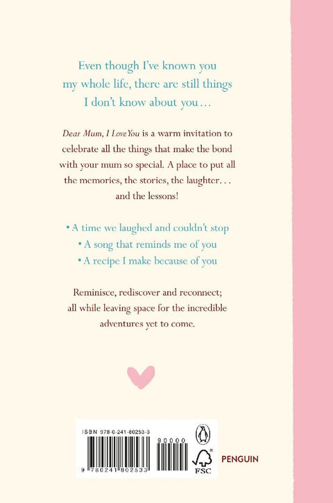 Dear Mum, I Love You...