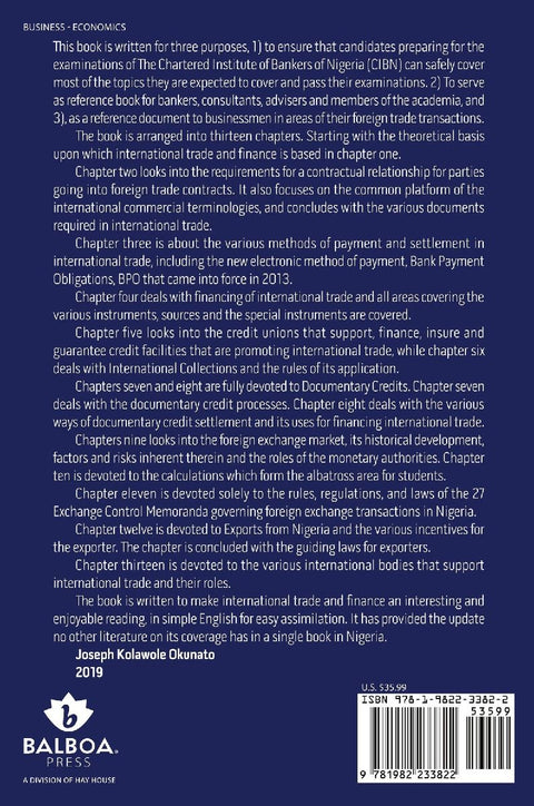 International Trade and Finance