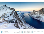 Norwegen Kalender 2027 | Unterwegs zwischen Fjordland und Nordkap (Innenansicht)