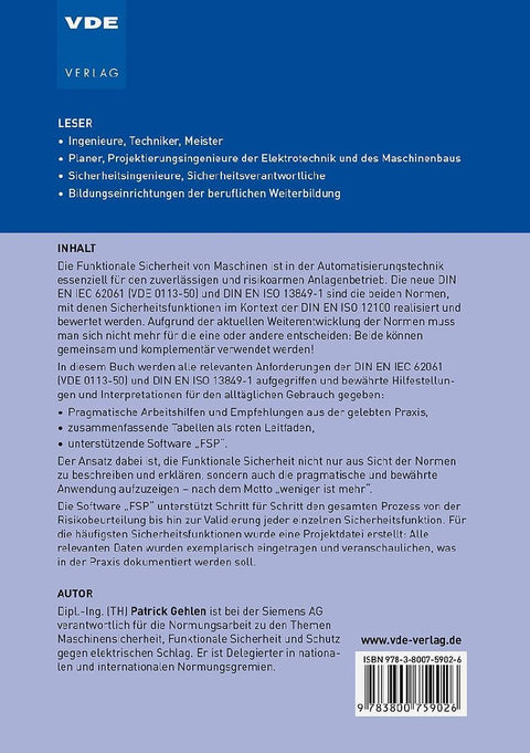 Funktionale Sicherheit von Maschinen - kompakt