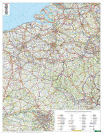 Belgien, Autokarte 1:300.000 (Innenansicht)