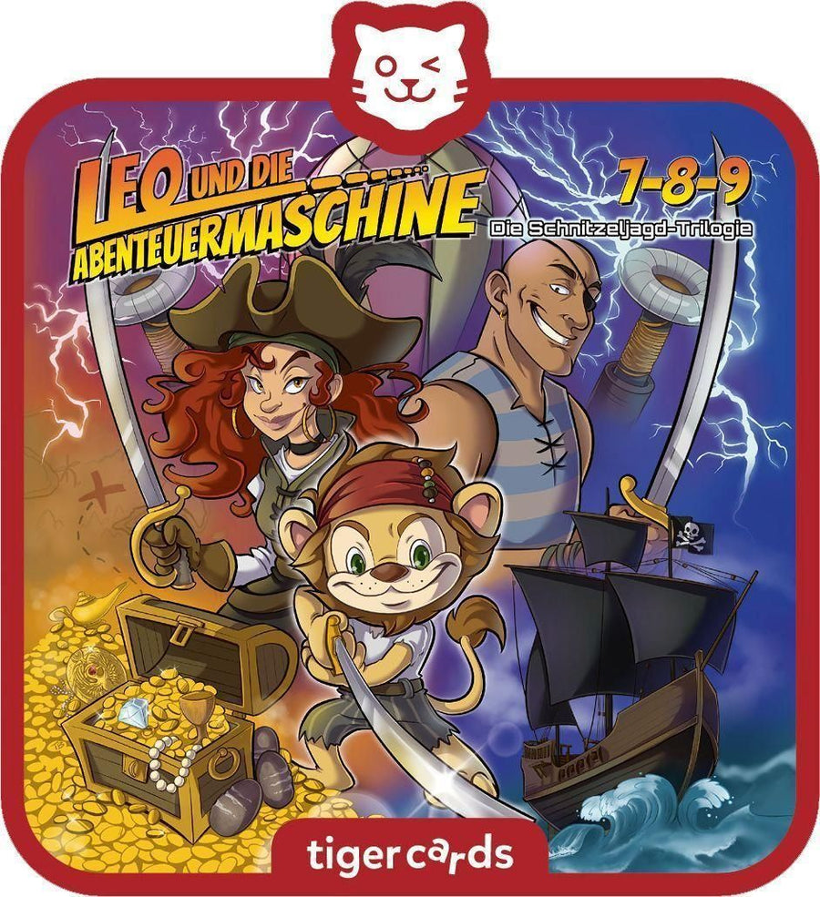 tigercard - Leo und die Abenteuermaschine  - Folge 7,8,9: Die Schnitzeljagd-Trilogie