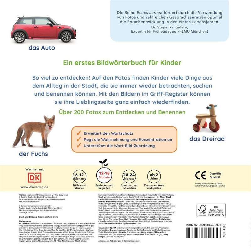 Erstes Lernen. In der Stadt (Rückseite)