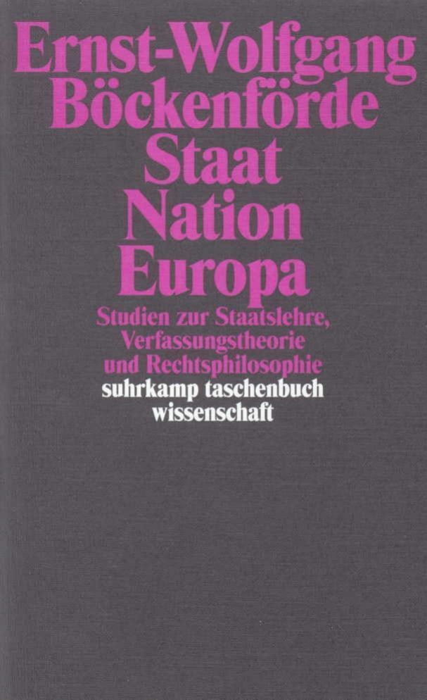 Staat, Nation, Europa