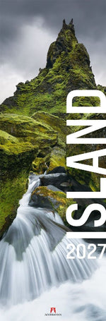 Island Vertikal Kalender 2027