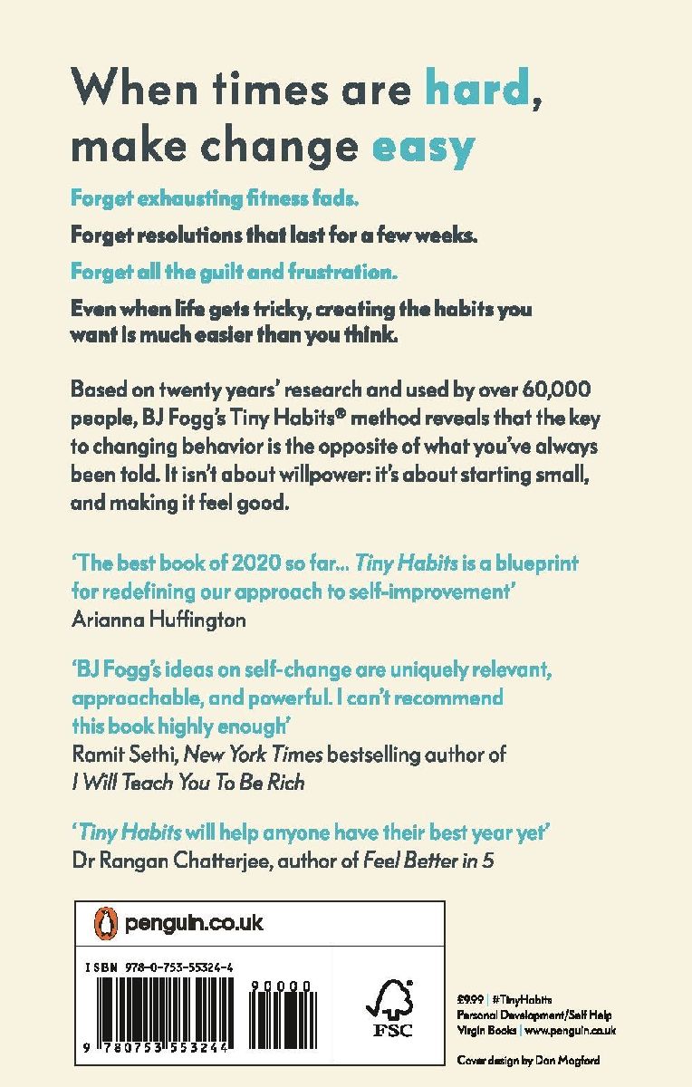 Tiny Habits (Rückseite)