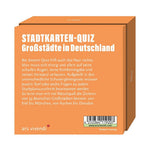 Stadtkarten-Quiz Großstädte in Deutschland (Rückseite)
