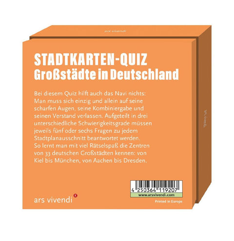 Stadtkarten-Quiz Großstädte in Deutschland