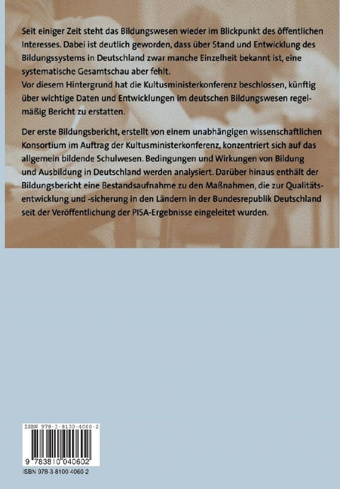 Bildungsbericht für Deutschland