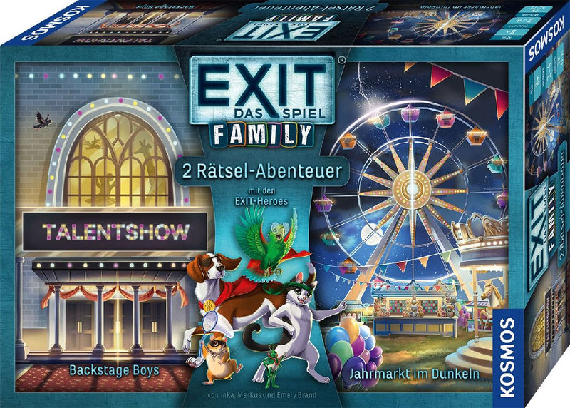EXIT® - Das Spiel - Family 2 - Backstage Boys/Jahrmarkt im Dunkeln